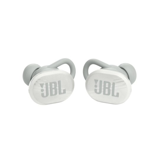 JBL Endurance Race TWS - White - Waterproof true wireless active sport earbuds - Front image number null